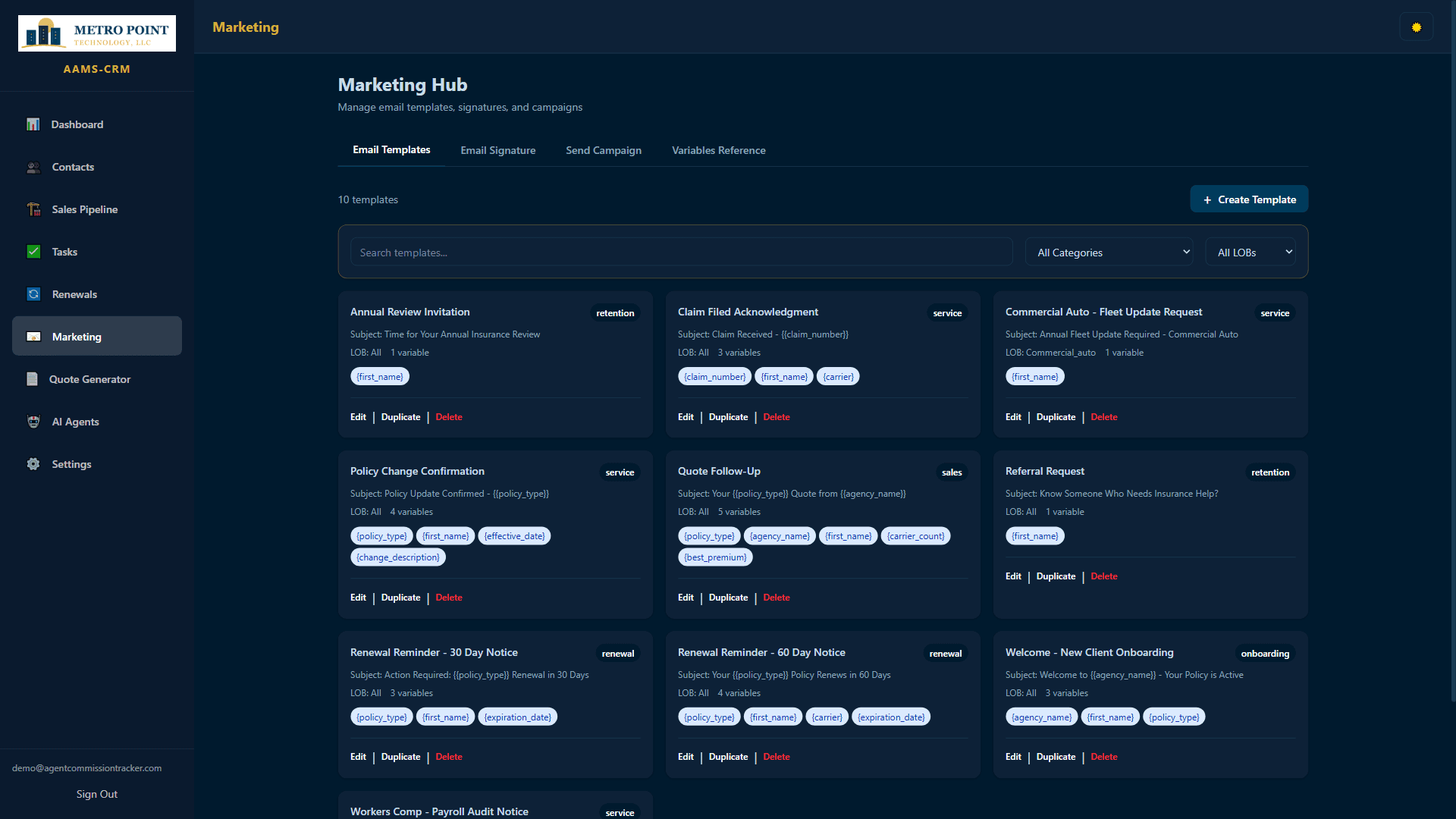 Marketing Hub